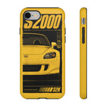 S2000 Spa Yellow Retro 90s JDM Car Tough Phone Case