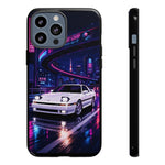 Supra Mk3 Turbo Night Tough Phone Case| Vaporwave 80s Racing Skyline