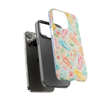 Watercolor Flip Flops pattern Tough Case | Beach Shells Phone Cover