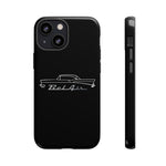 1957 Bel Air Line Art Chrome Script Tough Phone Case Cover Gift