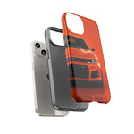 Orange Camaro Phone Case, ZL1 American Muscle Car Tough Cover for Men Gift