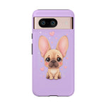 French Bulldog Bat Ears Kawaii Pet Dog Art Tough Phone Case