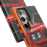 GTO The Judge Red Muscle Car Illustration Phone Case | Retro Classic Car