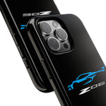 Rapid Blue C8 Z06 Phone Case for Chevy Fans, Tough Protective Cover