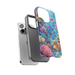 Underwater Coral Reef Phone Case | Colorful Tropical Fish Ocean Scene