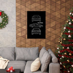 1986 Supra MK3 A70 JDM Poster Blueprint Drift Car Wall Art Print Classic