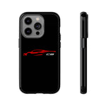 Red C8 Phone Case for Chevy Fans, Tough Protective Cover