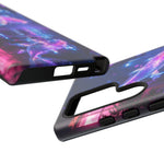 Neon Koi Reflection Vaporwave phone case | Tough Cover