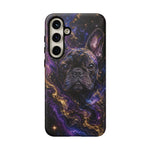 French Bulldog Galaxy Marble Art Tough Phone Case
