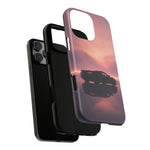 C8 Corvette Silhouette Pastel Horizon Case
