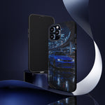 Skyline GT-R R34 Bayside Blue Tokyo Night Art Tough Phone Case