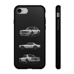 Silver Hakosuka Skyline Classic Sports Car Tough Phone Case for JDM Fans