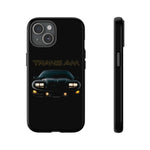 Dark 1998 Trans Am Front View Muscle Car Tough Phone Case Gift