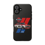 VintageDatsun 510 Racing Stripe JDM Tough Phone Case Cover Gift