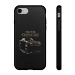 1978 Trans Am Phone Case Featuring Black Firebird Muscle Car Artwork