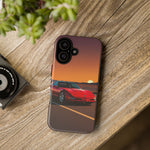Red C4 ZR-1 King of the Hill Art Tough Phone Case