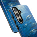 Amberjack School Phone Case, Open Water Sunlight Tough Cover