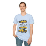 Yellow 1969 Mach 1 T-Shirt | Classic Muscle Car Illustration