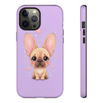 French Bulldog Bat Ears Kawaii Pet Dog Art Tough Phone Case