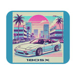 Nissan 180SX Mouse Pad JDM Drift Car Miami Vaporwave Sunset Retro Desk Mat