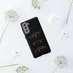 Trans Am Phone Case Black Gold, Three-View Vector Tough Cover
