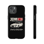 R34 Skyline GT-R JDM Rising Sun Tough Phone Case Cover Gift