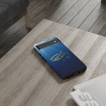 Yellowfin Tuna Phone Case, Deep Blue Water Tough Cover, Gift