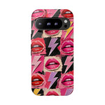 Pop Art Lips and Lightning Bolt Phone Case