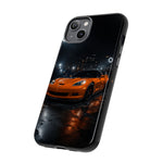 Orange C6 Neon Car Meet Tough Phone Case