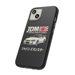 R34 Skyline GT-R JDM Rising Sun Tough Phone Case Cover Gift