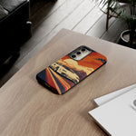 Retro Sunset Countach phone case | Sports car tough cover