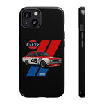 VintageDatsun 510 Racing Stripe JDM Tough Phone Case Cover Gift