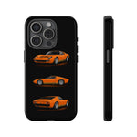 Orange Miura Classic Supercar Tough Phone Case - 3 View