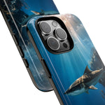 Cobia Reef Phone Case, Shaft of Light Ocean Fishing Tough Cover