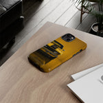 Classic Camaro SS Phone Case, Yellow 69 Muscle Car Cover, Gift for Guys