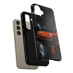 Orange C6 Neon Car Meet Tough Phone Case