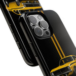 AAR Cuda Phone Case, Yellow 70 Muscle Car Stripe Studio Cover