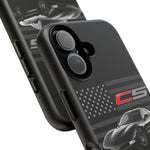 Black C5 Phone Case American Sports Car Tough Cover Gift