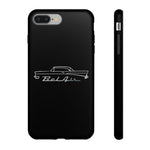 1957 Bel Air Line Art Chrome Script Tough Phone Case Cover Gift