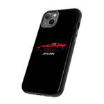 Red C7 Z06 Phone Case for Chevy Sports Car Enthusiasts, Tough Cover