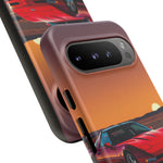 Red C4 ZR-1 King of the Hill Art Tough Phone Case