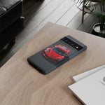 Red C8 Z06 Track Wing Tough Phone Case Cover Gift Art