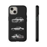 Silver Hakosuka Skyline Classic Sports Car Tough Phone Case for JDM Fans