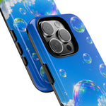 Bubbles Over Grass phone case | Tough Cover