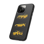 Yellow Type R Sports Car Phone Case Tough JDM Hot Hatch Multi View Print