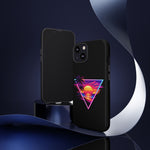 Synthwave Sunset Triangle Phone Case Retro Vaporwave Case
