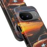 Supra MK4 Orange Touge Night JDM Speed Art Tough Phone Case