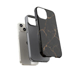 Black Gold Marble Pattern Phone Case | Tough Case