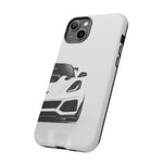 Arctic White C7 ZR1 Tough Phone Case for Vette Owners