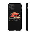 Orange Chevy K5 Blazer Retro SUV Illustration phone case